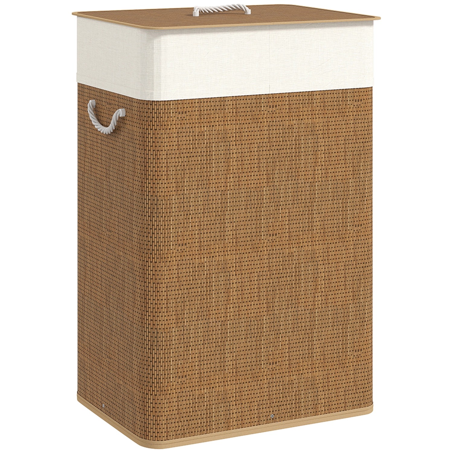 HOMCOM Wäschekorb Bambus 40L x 30B x 60H cm Braun HOMCOM Wäschekorb Bambus 40L x 30B x 60H cm Braun von HOMCOM
