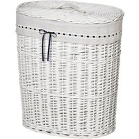 HOMCOM Wäschekorb aus Weide mit Deckel, herausnehmbarem waschbarem Stoffbeutel, 15 kg Kapazität, Weiß Aosom HOMCOM Wäschekorb aus Weide mit Deckel, herausnehmbarem waschbarem Stoffbeutel, 15 kg Kapazität, Weiß Aosom von HOMCOM