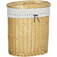 HOMCOM Wäschekorb natur Edelstahl B/H/L: ca. 38x51x57 cm HOMCOM Wäschekorb natur Edelstahl B/H/L: ca. 38x51x57 cm von HOMCOM