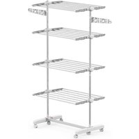 HOMCOM Wäscheständer, silberfarben, BxHxL: 142 x 172 x 55 cm HOMCOM Wäscheständer, silberfarben, BxHxL: 142 x 172 x 55 cm von HOMCOM