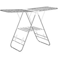 HOMCOM Wäscheständer, silberfarben, BxHxL: 148 x 98 x 60,5 cm HOMCOM Wäscheständer, silberfarben, BxHxL: 148 x 98 x 60,5 cm von HOMCOM