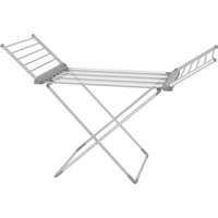 HOMCOM Wäscheständer Trockner klappbar 2 ausziehbare seitliche Flügel Aluminiumlegierung 144 x 53 x 96 cm   Aosom von HOMCOM