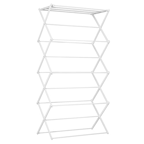 HOMCOM Wäscheständer faltbar 8-stufiger Trockengestell Turmtrockner Turmwäscheständer Trockenständer Metall Kunststoff Weiß 74 x 35 x 144 cm HOMCOM Wäscheständer faltbar 8-stufiger Trockengestell Turmtrockner Turmwäscheständer Trockenständer Metall Kunststoff Weiß 74 x 35 x 144 cm von HOMCOM
