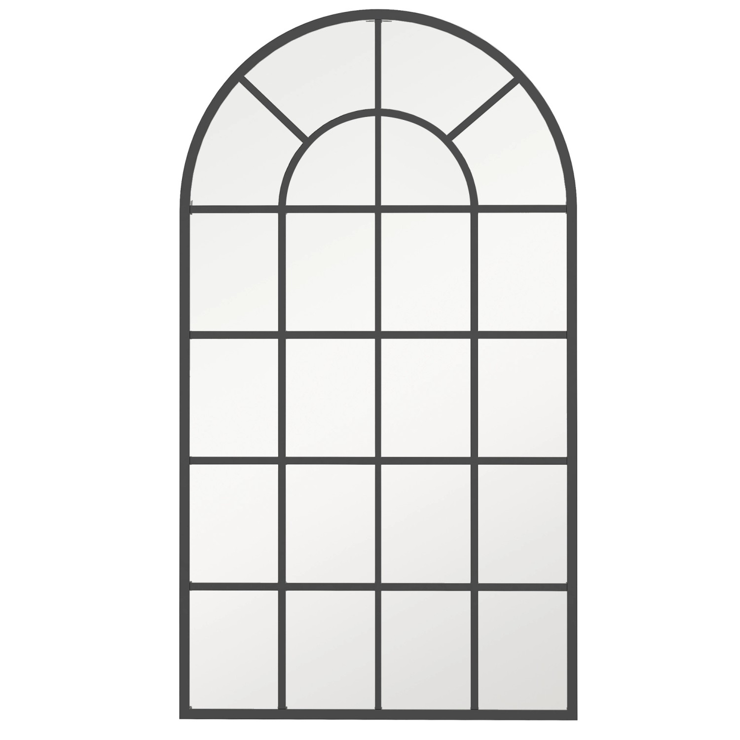 HOMCOM Wandspiegel Garderobenspiegel 110 x 65cm mit Metallrahmen Schwarz HOMCOM Wandspiegel Garderobenspiegel 110 x 65cm mit Metallrahmen Schwarz von HOMCOM