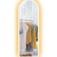 HOMCOM Wandspiegel mit LED-Beleuchtung und Touch-Steuerung, beleuchteter Spiegel aus gehärtetem Glas mit Memory-Funktion, 40x3x120 cm, Transparent Aosom HOMCOM Wandspiegel mit LED-Beleuchtung und Touch-Steuerung, beleuchteter Spiegel aus gehärtetem Glas mit Memory-Funktion, 40x3x120 cm, Transparent Aosom von HOMCOM
