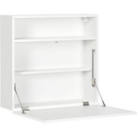 HOMCOM Wandtisch klappbar Wandklapptisch mit Ablagefächer Schreibtisch Klappbarer Computertisch Bürotisch modernes Design Spanplatte Weiß 64x20x60 cm Aosom HOMCOM Wandtisch klappbar Wandklapptisch mit Ablagefächer Schreibtisch Klappbarer Computertisch Bürotisch modernes Design Spanplatte Weiß 64x20x60 cm Aosom von HOMCOM