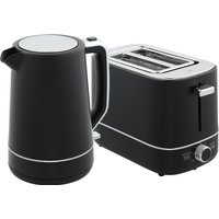 HOMCOM Wasserkocher Toaster Set 2200 W 1,7L Wasserkocher, 2 Scheiben Toaster, 6 Bräunungsstufen, Aufwärmen und Auftauen, Frühstück-Set mit Kalkfilter & Krümelfach Schwarz Aosom HOMCOM Wasserkocher Toaster Set 2200 W 1,7L Wasserkocher, 2 Scheiben Toaster, 6 Bräunungsstufen, Aufwärmen und Auftauen, Frühstück-Set mit Kalkfilter & Krümelfach Schwarz Aosom von HOMCOM