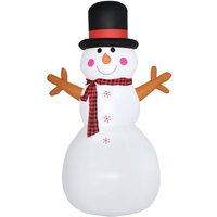 HOMCOM Weihnachten aufblasbarer Schneemann 1,82 m Weihnachtsdekoration wetterfest LEDs Polyester 100 x 80 x 182 cm HOMCOM Weihnachten aufblasbarer Schneemann 1,82 m Weihnachtsdekoration wetterfest LEDs Polyester 100 x 80 x 182 cm von HOMCOM