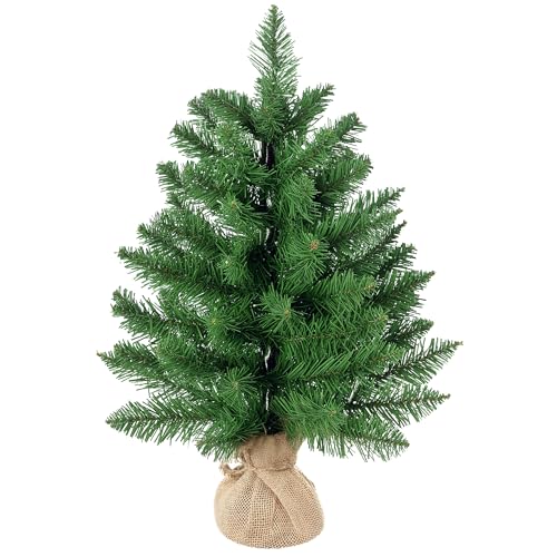 HOMCOM Mini Künstlicher Weihnachtsbaum 60 cm künstlich Tannenbaum mit 70 Spitzen Christbaum mit Leinenbezug Weihnachtsdeko für drinnen Büro Wohnzimmer HOMCOM Mini Künstlicher Weihnachtsbaum 60 cm künstlich Tannenbaum mit 70 Spitzen Christbaum mit Leinenbezug Weihnachtsdeko für drinnen Büro Wohnzimmer von HOMCOM