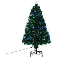 HOMCOM Weihnachtsbaum grün Metall H/D: ca. 120x60 cm von HOMCOM