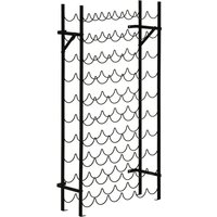HOMCOM Weinregal, BxH: 20,5 x 118 cm, Metall - schwarz HOMCOM Weinregal, BxH: 20,5 x 118 cm, Metall - schwarz von HOMCOM
