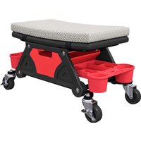 HOMCOM Werkstatthocker mit Rollen Ablagefläche Schublade 35cm hoch Rollhocker bis 135 kg belastbar Arbeitshocker Rollsitz Werkstattsitz für Werkstatt Grau Aosom HOMCOM Werkstatthocker mit Rollen Ablagefläche Schublade 35cm hoch Rollhocker bis 135 kg belastbar Arbeitshocker Rollsitz Werkstattsitz für Werkstatt Grau Aosom von HOMCOM
