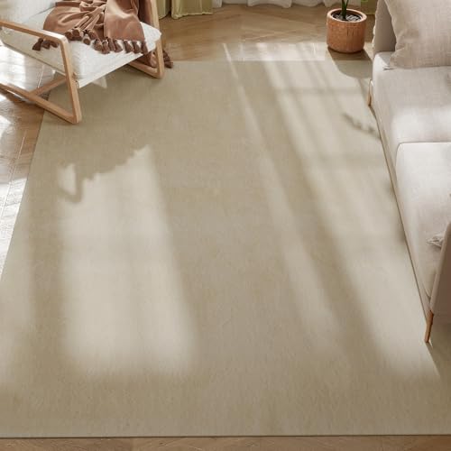 HOMCOM Wohnzimmerteppich 160x230 cm Maschinenwaschbar Teppich Langflor Weich Modern Stil Wohnzimmerteppich Schlafzimmer Esszimmerteppich Weiß Creme HOMCOM Wohnzimmerteppich 160x230 cm Maschinenwaschbar Teppich Langflor Weich Modern Stil Wohnzimmerteppich Schlafzimmer Esszimmerteppich Weiß Creme von HOMCOM