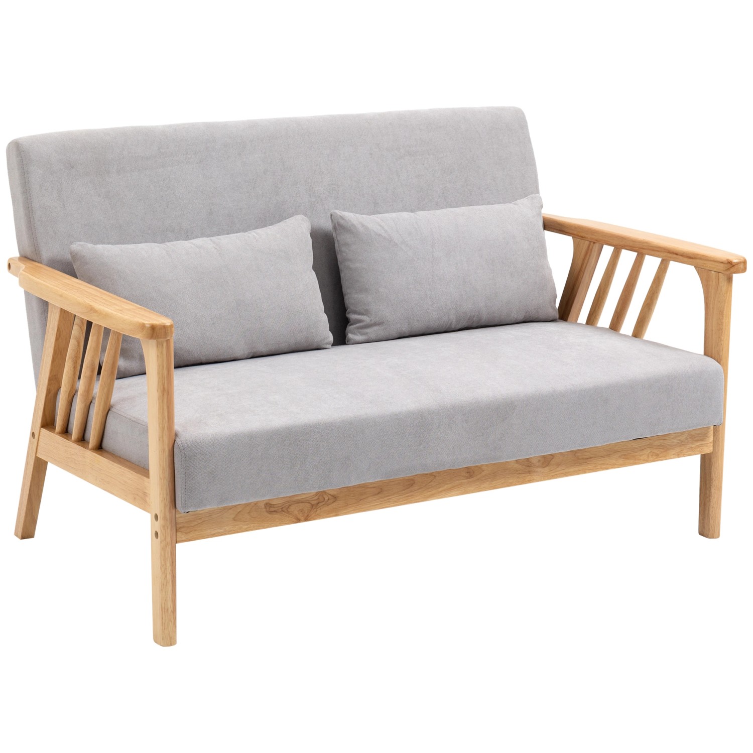 HOMCOM Zweisitzer 2-Sitzer Sofa mit Armlehne 130 x 75 x 78 cm HOMCOM Zweisitzer 2-Sitzer Sofa mit Armlehne 130 x 75 x 78 cm von HOMCOM