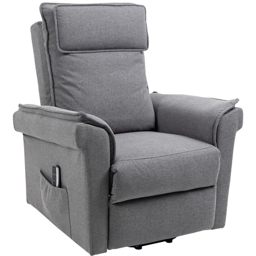 HOMCOM elektrisch Aufstehsessel Fernsehsessel Massagesessel Sessel mit Aufstehhilfe Relaxsessel mit Liegefunktion Leinen-Touch Stahl 86 x 95 x 106 cm Grau HOMCOM elektrisch Aufstehsessel Fernsehsessel Massagesessel Sessel mit Aufstehhilfe Relaxsessel mit Liegefunktion Leinen-Touch Stahl 86 x 95 x 106 cm Grau von HOMCOM
