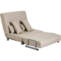 HOMCOM klappbarer Schlafsessel Gästebett hellbraun Aosom HOMCOM klappbarer Schlafsessel Gästebett hellbraun Aosom von HOMCOM
