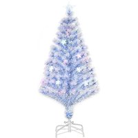 HOMCOM künstlicher Weihnachtsbaum mit 3 LED-Leuchten Christbaum Tannenbaum PVC Metall Weiß+Blau Ø60 x 120H cm HOMCOM künstlicher Weihnachtsbaum mit 3 LED-Leuchten Christbaum Tannenbaum PVC Metall Weiß+Blau Ø60 x 120H cm von HOMCOM