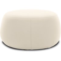 Hocker 800 012, Polsterhocker, Teddy-Stoff, 77 x 77 x 44 cm (BxTxH), creme   Aosom von HOMCOM