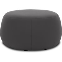 Hocker 800 012, Polsterhocker, Teddy-Stoff, 77 x 77 x 44 cm (BxTxH), dunkelgrau   Aosom von HOMCOM