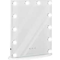 Hollywood Spiegel mit Beleuchtung, mit Licht 3 Farbtemperatur, mit USB 12 LED Licht Hollywood Spiegel mit Beleuchtung, mit Licht 3 Farbtemperatur, mit USB 12 LED Licht von HOMCOM