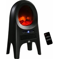 Homcom - 3 Modi Keramik Heizlüfter mit Timer 2000 w Elektroheizung mit LED-Flammen und -Display Raumheizkörper mit Überhitzungs- und Kippschutz mit Homcom - 3 Modi Keramik Heizlüfter mit Timer 2000 w Elektroheizung mit LED-Flammen und -Display Raumheizkörper mit Überhitzungs- und Kippschutz mit von HOMCOM