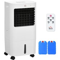 3 in 1 Mobile Klimaanlage mit Luftbefeuchtung Wasserkühlung 15L 60° oszillierendes Klimagerät 65W Luftkühler mit 8h Timer, Fernbedienung, 3 in 1 Mobile Klimaanlage mit Luftbefeuchtung Wasserkühlung 15L 60° oszillierendes Klimagerät 65W Luftkühler mit 8h Timer, Fernbedienung, von HOMCOM