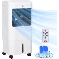 3 in 1 Mobile Klimaanlage mit Wasserkühlung und Luftbefeuchtung 15L Wassertank 60°oszillierendes Klimagerät ohne Abluftschlauch Luftkühler mit 7,5h 3 in 1 Mobile Klimaanlage mit Wasserkühlung und Luftbefeuchtung 15L Wassertank 60°oszillierendes Klimagerät ohne Abluftschlauch Luftkühler mit 7,5h von HOMCOM