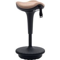 Homcom - Bürohocker mit Schwenkfunktion, ergonomischer Hocker, Arbeitshocker, höhenverstellbar 68,5-83,5 cm Sitzhocker groß Sockel, 360° drehbar Homcom - Bürohocker mit Schwenkfunktion, ergonomischer Hocker, Arbeitshocker, höhenverstellbar 68,5-83,5 cm Sitzhocker groß Sockel, 360° drehbar von HOMCOM