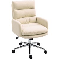 Bürostuhl Ergonomischer Schreibtischstuhl mit Armlehne, Lammwolle-Optik, Höhenverstellbarer Drehstuhl mit Wippfunktion, Gepolstert Home-Office-Stuhl, Bürostuhl Ergonomischer Schreibtischstuhl mit Armlehne, Lammwolle-Optik, Höhenverstellbarer Drehstuhl mit Wippfunktion, Gepolstert Home-Office-Stuhl, von HOMCOM