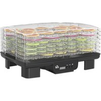 Dörrautomat Dörrgerät, 550 w, 40-70°C Temperaturregler, 48 Std. Timer, 6 höhenverstellbaren Einlegefächer, Dehydrator für Lebensmittel, Obst, von HOMCOM