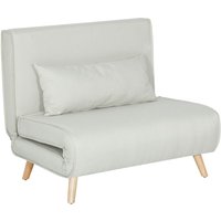 Homcom - Einzelsofa Schlafsofa Sofabett Klappsofa verstellbar Rückenlehne Liege nordisch skandinavisch 25D Schaumstoff Haus Leinenimitat Tannenholz Homcom - Einzelsofa Schlafsofa Sofabett Klappsofa verstellbar Rückenlehne Liege nordisch skandinavisch 25D Schaumstoff Haus Leinenimitat Tannenholz von HOMCOM