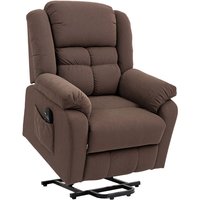 Homcom - Fernsehsessel mit Aufstehhilfe, Elektrischer Relaxsessel mit Liege-, Massage-, Heizfunktion, USB-Anschluss, Gepolstert TV-Sessel mit Homcom - Fernsehsessel mit Aufstehhilfe, Elektrischer Relaxsessel mit Liege-, Massage-, Heizfunktion, USB-Anschluss, Gepolstert TV-Sessel mit von HOMCOM