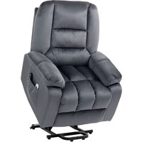 Fernsehsessel mit Aufstehhilfe Elektrisch Relaxsessel mit Wärmefunktion, Liegefunktion Massagesessel mit Fernbedienung, Fußteil, Seitentasche tv Fernsehsessel mit Aufstehhilfe Elektrisch Relaxsessel mit Wärmefunktion, Liegefunktion Massagesessel mit Fernbedienung, Fußteil, Seitentasche tv von HOMCOM