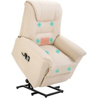 Homcom - Fernsehsessel mit Aufstehhilfe Elektrisch Relaxsessel mit Liegefunktion, Heiz- und Massagefunktion, Massagesessel TV-Sessel mit Seitentasche Homcom - Fernsehsessel mit Aufstehhilfe Elektrisch Relaxsessel mit Liegefunktion, Heiz- und Massagefunktion, Massagesessel TV-Sessel mit Seitentasche von HOMCOM
