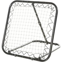 Rebounder für Fußball, Prellwand mit Heringen, verstellbar in 5 Stufen, tragbar, Kickback Tor, verstellbar Fußballtor für Jugendliche, Rückprallwand von HOMCOM