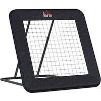 Rebounder für Fußball, Prellwand mit Schutzkante Heringen, verstellbar in 5 Stufen, tragbares Rebound, Fußballtor für Jugendliche, Rückprallwand für von HOMCOM