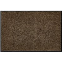 Homcom - Fußmatte, Schmutzfangmatte, Fußabtreter, Türmatte, Sauberlaufmatte, waschbar, pflegeleicht und strapazierfähig, Braun, 120 x 90 x 0,7 cm Homcom - Fußmatte, Schmutzfangmatte, Fußabtreter, Türmatte, Sauberlaufmatte, waschbar, pflegeleicht und strapazierfähig, Braun, 120 x 90 x 0,7 cm von HOMCOM
