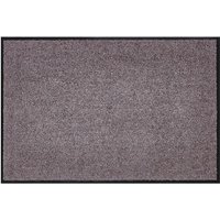 Fußmatte waschbar Gummiumrandung rutschfest Taupe 150 x 90 x 0,7 cm - Khaki - Homcom von HOMCOM