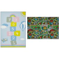 Homcom Kinderteppich 190 x 133 x 0,8 cm   Aosom von HOMCOM