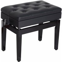 Klavierhocker Klavierbank Klavier Bank Schminkhocker Hocker mit Stauraum höhenverstellbar 54,5 x 33 x 48-58 cm - Homcom von HOMCOM
