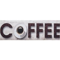 Homcom Läufer pflegeleichter Küchenläufer PVC Morgenkaffee 50 x 150 cm von HOMCOM