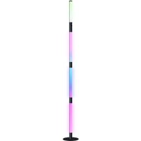 LED-Stehlampe Wohnzimmer Stehleuchte mit Fernbedienung, App-Steuerung, dimmbar Standleuchte mit Timer, Musik-Synchronisation, Standlampe mit LED-Stehlampe Wohnzimmer Stehleuchte mit Fernbedienung, App-Steuerung, dimmbar Standleuchte mit Timer, Musik-Synchronisation, Standlampe mit von HOMCOM