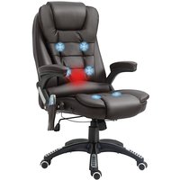Homcom - Massagesessel Bürosessel Bürostuhl Chefsessel Gamingsessel 6 Punkt Vibrations Massage mit Wärmefunktion Kunstleder Ledersessel drehbar Homcom - Massagesessel Bürosessel Bürostuhl Chefsessel Gamingsessel 6 Punkt Vibrations Massage mit Wärmefunktion Kunstleder Ledersessel drehbar von HOMCOM
