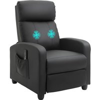 Homcom - Massagesessel mit Liegefunktion, Relaxsessel mit Massagefunktion, Fernsehsessel mit Fernbedienung, Massagesofa mit Rückenlehne, elektrisch, von HOMCOM