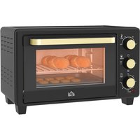 Homcom - Mini Backofen 16 l 1400W 100-230℃ 60 Min. Timer inkl. Krümelblech, Backblech und Grillrost, Innenbeleuchtung, Minibackofen mit Tablettgriff, Homcom - Mini Backofen 16 l 1400W 100-230℃ 60 Min. Timer inkl. Krümelblech, Backblech und Grillrost, Innenbeleuchtung, Minibackofen mit Tablettgriff, von HOMCOM