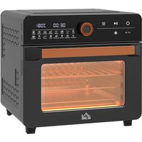 Homcom - Minibackofen mit Umluft 20L 3 in 1 Mini Ofen mit Grillrost, Backblech und Krümelblech, 40 °C-220 °c Heißluftfritteuse mit Frittierkorb, Homcom - Minibackofen mit Umluft 20L 3 in 1 Mini Ofen mit Grillrost, Backblech und Krümelblech, 40 °C-220 °c Heißluftfritteuse mit Frittierkorb, von HOMCOM