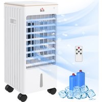Mobiler Klimaanlage 3 in 1 Luftkühler mit 3 Stufen, 60° Oszillation und 3L Wassertank, Leise Luftbefeuchter mit Timerfunktion, Fernbedienung für Mobiler Klimaanlage 3 in 1 Luftkühler mit 3 Stufen, 60° Oszillation und 3L Wassertank, Leise Luftbefeuchter mit Timerfunktion, Fernbedienung für von HOMCOM