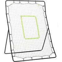 Rebounder für Fußball Prellwand Tragebar mit Schlag-Zone Rebound Netz Kickback Rückprallwand Prellwand für Baseball Basketball Fußballtor für Kinder von HOMCOM