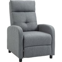 Homcom - Relaxsessel, Fernsehsessel mit Liegefunktion, TV-Sessel mit Leinenoptik, Gepolstert Liegesessel mit Taschenfederkern, Ruhesessel bis 150 kg Homcom - Relaxsessel, Fernsehsessel mit Liegefunktion, TV-Sessel mit Leinenoptik, Gepolstert Liegesessel mit Taschenfederkern, Ruhesessel bis 150 kg von HOMCOM