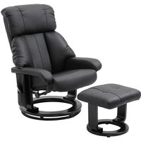 Homcom - Relaxsessel mit Fußhocker, Massagesessel mit Liegefunktion, Elektrischer Liegesessel mit Fernbedienung, Fernsehsessel mit Seitentasche, Homcom - Relaxsessel mit Fußhocker, Massagesessel mit Liegefunktion, Elektrischer Liegesessel mit Fernbedienung, Fernsehsessel mit Seitentasche, von HOMCOM